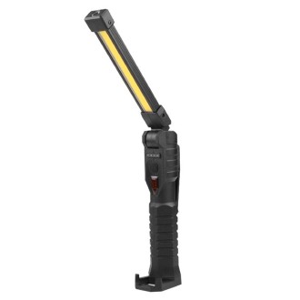 FT20 Folding Magnet Car Inspection Light Work Maintenance Lamp Strong Emergency COB LED Lamp (Black)