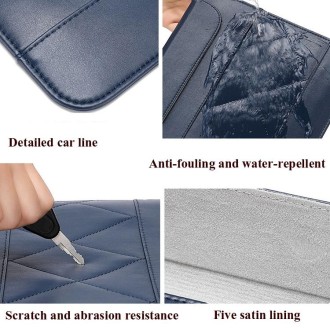 Microfiber Leather Thin And Light Notebook Liner Bag Computer Bag, Applicable Model: 11 inch -12 inch(Blue)