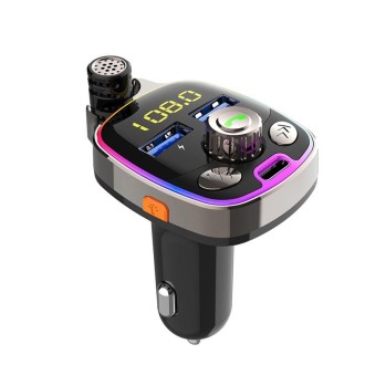 BC08 Car MP3 Bluetooth FM Transmitter With Ambient Light