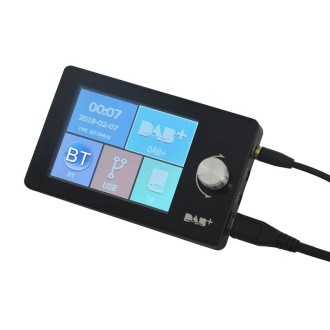 2.8 inch Car DAB+Digital Broadcasting Colorful Screen Receiver FM Forwarding AUX Output