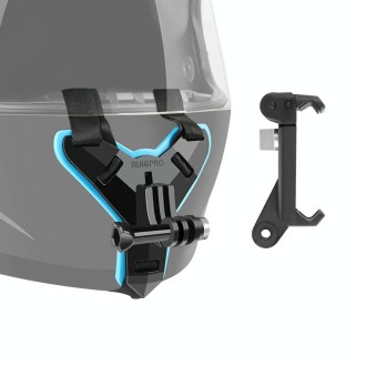 Helmet Belt Mount + Phone Clamp Mount for GoPro Hero11 Black / HERO10 Black /9 Black /8 Black /7 /6 /5 /5 Session /4 Session /4 