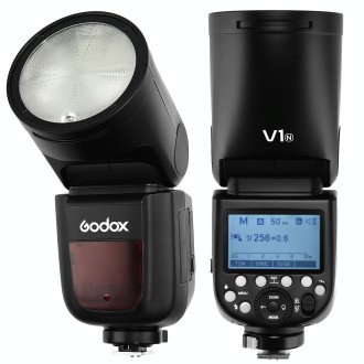 Godox V1N Round Head TTL Flash Speedlite for Nikon (Black)