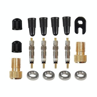 17pcs / Set French Valve Core Adapter Set