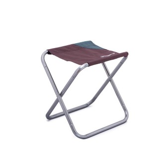 ShineTrip Outdoor Large Folding Stool Outdoor Camping Fishing Portable Folding Stool(Brown)