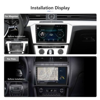 Universal Machine Android Smart Navigation Car Navigation DVD Reversing Video Integrated Machine, Size:10inch 1+16G, Specificati