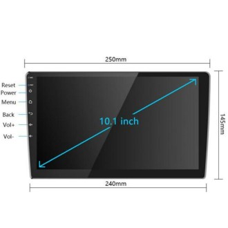 Universal Machine Android Smart Navigation Car Navigation DVD Reversing Video Integrated Machine, Size:10inch 2+32G, Specificati