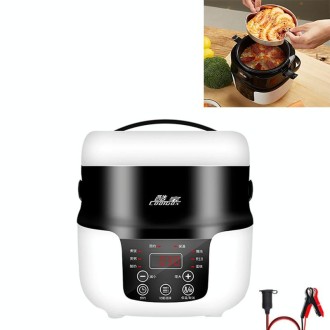 COOLBOX Vehicle Multi-function Mini Rice Cooker Capacity: 2.0L, Version:24V Current-limiting