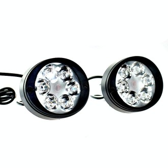 2 PCS MK-262 6 LEDs Motorcycle Fog Lamp Shooting Light