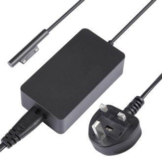 For Microsoft Surface Pro 7 / 7 Plus / 8 / 9 / X & Laptop 3 / 4 / 5 65W Laptop Power Adapter (UK Plug)