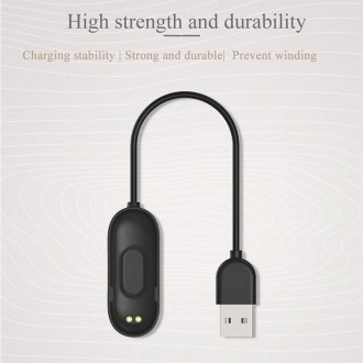 For Xiaomi Mi Band 4 Mijobs Watch Charging Cable, Length： 25cm(Black)