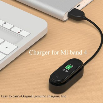 For Xiaomi Mi Band 4 Mijobs Watch Charging Cable, Length： 25cm(Black)