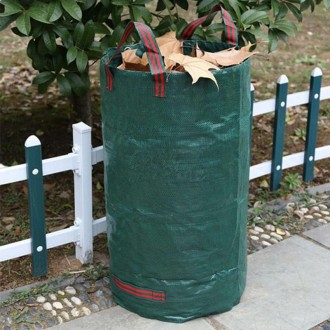 32 Gallons 120L PP Garden Fallen Leaves Bags Green Waste Bags, Size: 45cm x 76cm