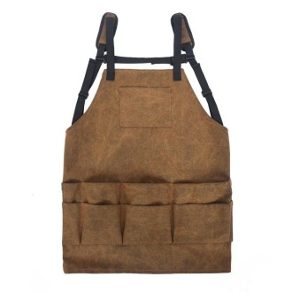 814525 Garden Multi-Purpose Pocket Electrician Repair Apron(Mud Color)