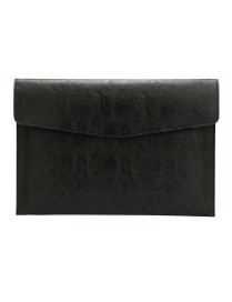 PU Leather Litchi Pattern Sleeve Case For 14 Inch Laptop, Style: Single Bag ( Black 