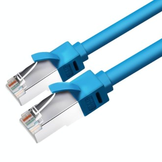 JINGHUA Category 6 Gigabit Double Shielded Router Computer Project All Copper Network Cable, Size: 3M(Blue)