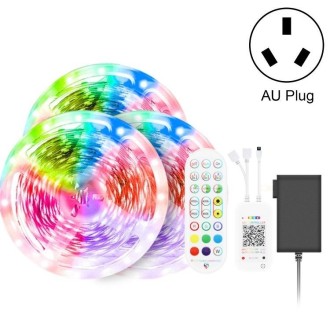 30M 540 LEDs Bluetooth Suit Smart Music Sound Control Light Strip Waterproof 5050 RGB Colorful Atmosphere LED Light Strip With 2