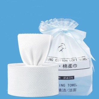 Disposable Pearl Pattern Cotton Soft Towel Non-woven Travel Face Towel