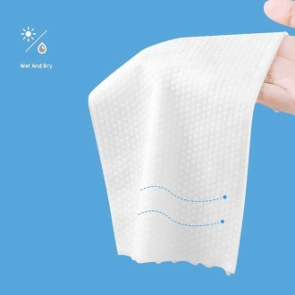 Disposable Pearl Pattern Cotton Soft Towel Non-woven Travel Face Towel