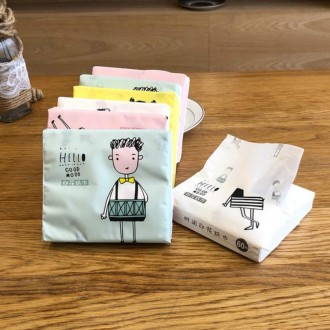 Colorful Cartoon Household Printing Paper Napkin Facial Tissue, Color Random Delivery