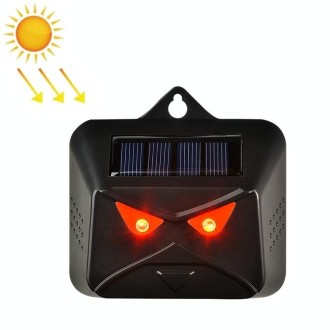 209A Solar High Frequency Flash Nocturnal Animal Repeller(Black Owl)