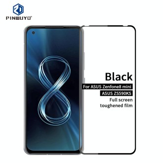 For Asus Zenfone 8 mini / ZS590KS PINWUYO 9H 2.5D Full Screen Tempered Glass Film(Black)