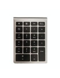 BT304 22 Keys Laptop Mini Wireless Keyboard, Spec: Bluetooth (Silver Black)