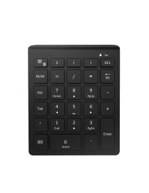 BT302 28 Keys Laptop Mini Wireless Keyboard, Spec: Bluetooth (Black)