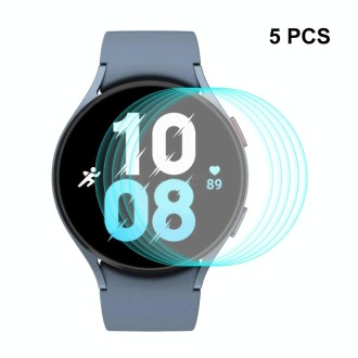 5 PCS For Samsung Galaxy Watch5 44mm ENKAY 0.2mm 9H Tempered Glass Screen Protector Watch Film