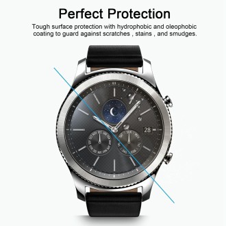 ENKAY Hat-Prince for Samsung Gear S3 Smart Watch 0.2mm 9H Surface Hardness 2.15D Explosion-proof Tempered Glass Screen Film