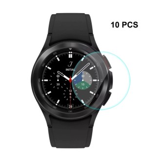 10 PCS For Samsung Galaxy Watch4 Classic 42mm ENKAY Hat-Prince 0.2mm 9H 2.15D Curved Edge Tempered Glass Screen Protector Watch 