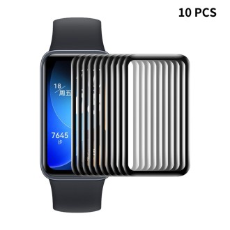 10pcs For Huawei Band 8 ENKAY Hat-Prince 3D Full Coverage Soft PC Edge + PMMA HD Screen Protector Film