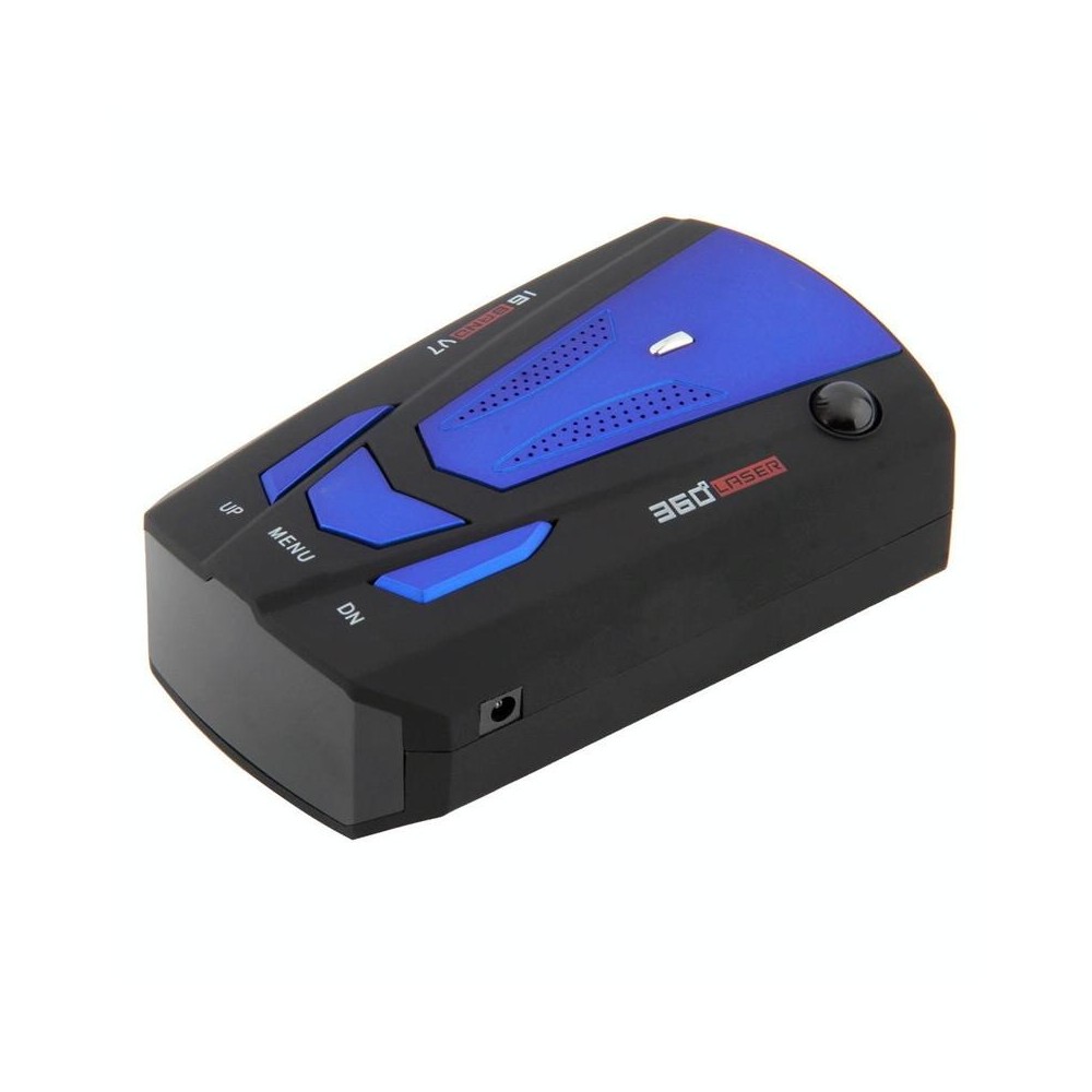 V7 Car Anti-Police Radar Detector 360 Protection Defense Laser Detection, Built-in Russian & English Voice Broadcast(Dark Blue)