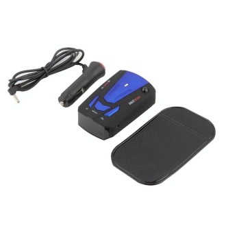 V7 Car Anti-Police Radar Detector 360 Protection Defense Laser Detection, Built-in Russian & English Voice Broadcast(Dark Blue)