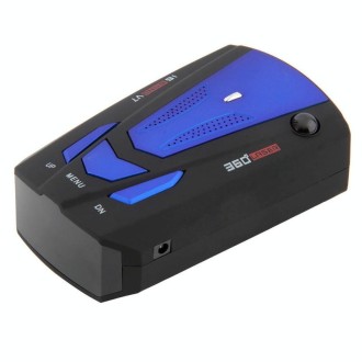 V7 Car Anti-Police Radar Detector 360 Protection Defense Laser Detection, Built-in Russian & English Voice Broadcast(Dark Blue)