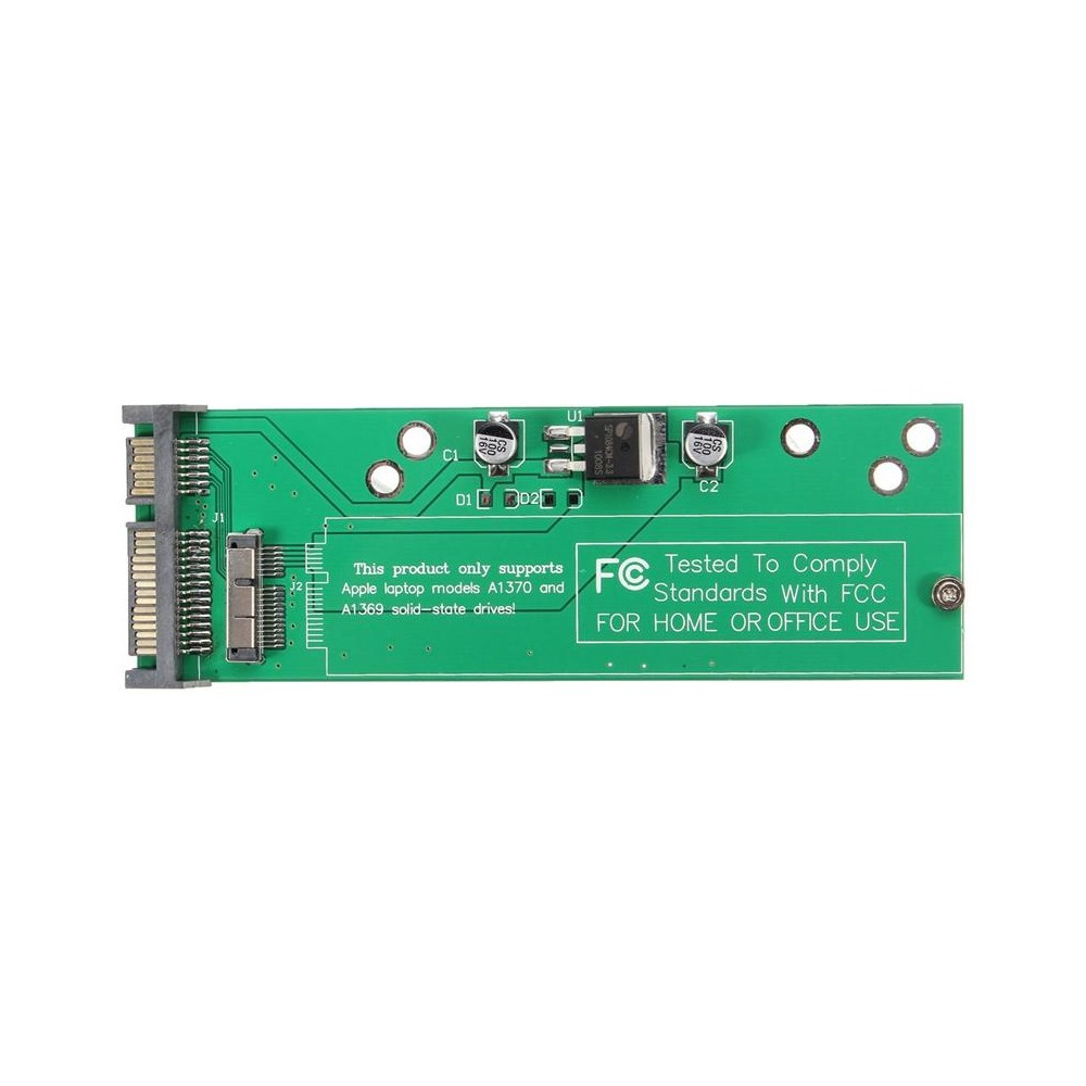 Hard Disk Drive Adapter 12 + 6-pin To SATA 22-Pin SSD Adapter Converter Card for Apple MacBook Air 2010 2011