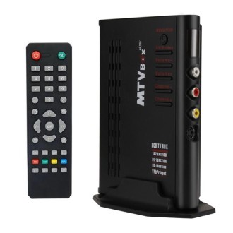 HD LCD TV-Box with Remote Control, TV (PAL-BG+PAL-DK)(Black)