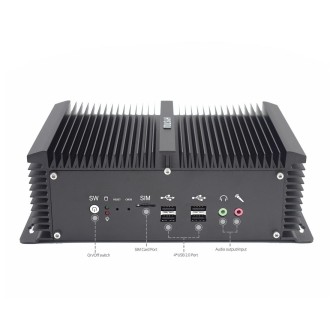 HYSTOU P12-I5-8250U Fanless Mini PC Intel Core i5-8250U Processor Quad Core up to 1.6GHz, RAM: 16G, ROM: 256G, Support Win 7 / 8