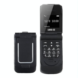 LONG-CZ J9 Mini Flip Style Mobile Phone, 0.66 inch, 18 Keys, Support Bluetooth, FM, SOS, Anti-lost, Magic Sound, Auto Answering,