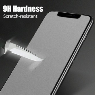 For iPhone XS Max / iPhone 11 Pro Max 10pcs Non-Full Matte Frosted Tempered Glass Film