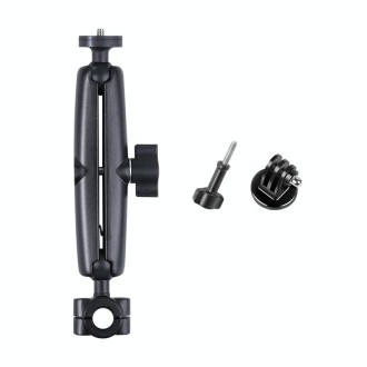 25mm Ballhead Car Front Seat Handlebar Fixed Mount Holder with Tripod Adapter & Screw for GoPro Hero11 Black / HERO10 Black /9 B