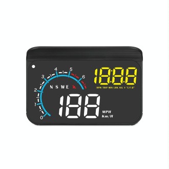 M12 OBD2 + GPS Mode Car Head-up Display HUD Overspeed / Speed / Water Temperature / Low Voltage / Fault Alarm