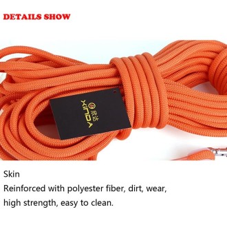 XINDA XD-S9817 Outdoor Rock Climbing Hiking Accessories High Strength Auxiliary Cord Safety Rope, Diameter: 6mm, Length: 40m, Co