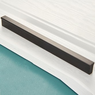 2778-1200 Modern Simple Cabinet Door Handle Drawer Wardrobe Handle (Black)