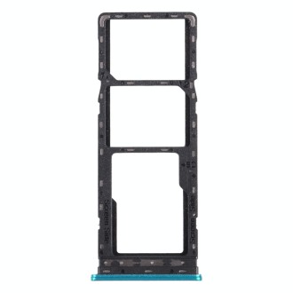 For infinix Hot 9 Play X680 C680B X680C SIM Card Tray + SIM Card Tray + Micro SD Card Tray (Green)