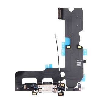 Charging Port Flex Cable for iPhone 7 Plus (White)