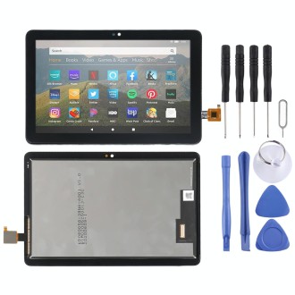 OEM LCD Screen For Amazon Kindle Fire HD 8 Plus/HD 8 2020/Kids 10th gen with Digitizer Full Assembly(Black)