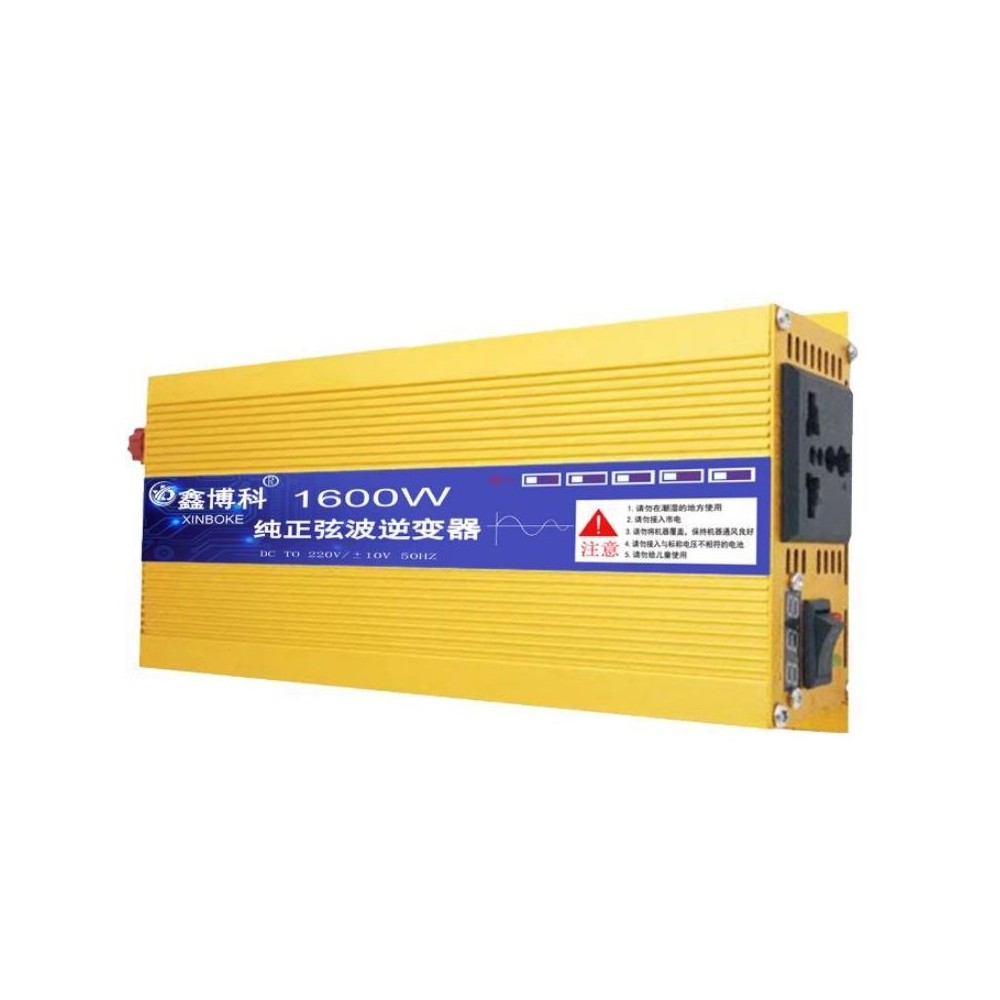 XINBOKE High Power Household Car Sine Wave Inverter 24V 1600W To 220V 800W(Single Display)