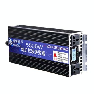 XINBOKE High Power Household Car Sine Wave Inverter 48V 5500W To 220V 2500W(LCD Display)