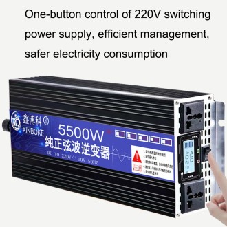 XINBOKE High Power Household Car Sine Wave Inverter 48V 5500W To 220V 2500W(LCD Display)