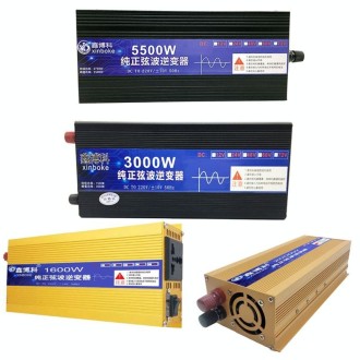 XINBOKE High Power Household Car Sine Wave Inverter 48V 5500W To 220V 2500W(LCD Display)